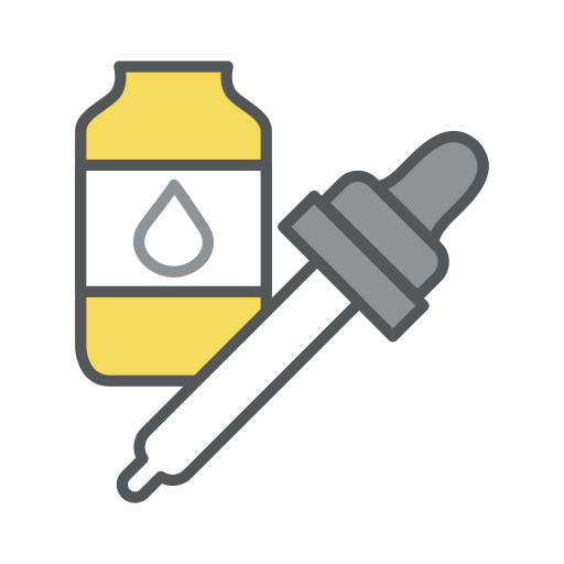 botella de medicación Generic Outline Color icono