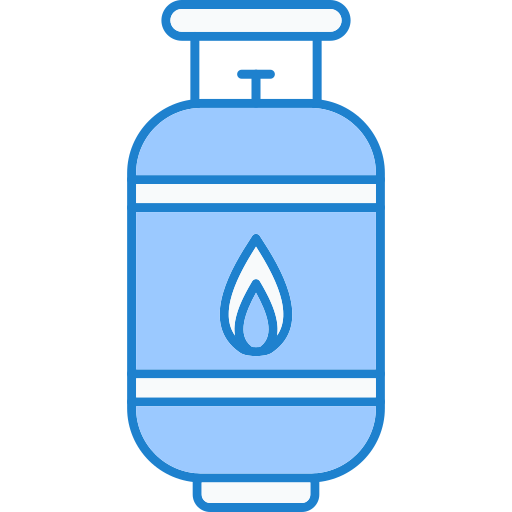 cilindro de gás Generic Blue Ícone