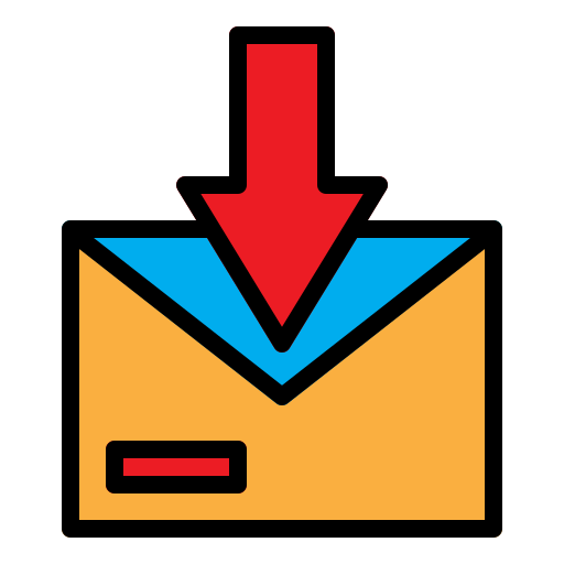 이메일 Generic Outline Color icon