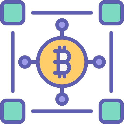 blockchain Generic Outline Color icona