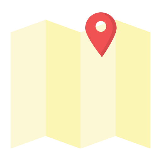 carta geografica Generic Flat icona