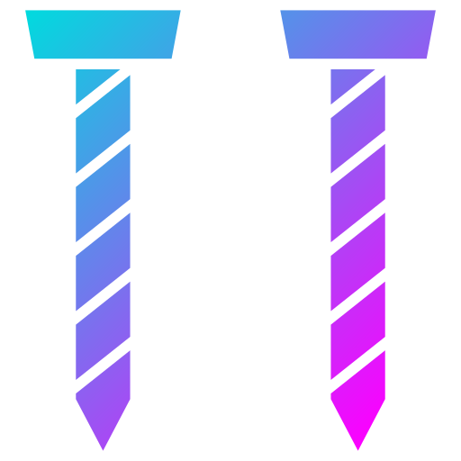 Гвозди Generic Flat Gradient иконка