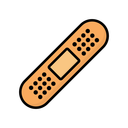 반창고 Generic Outline Color icon