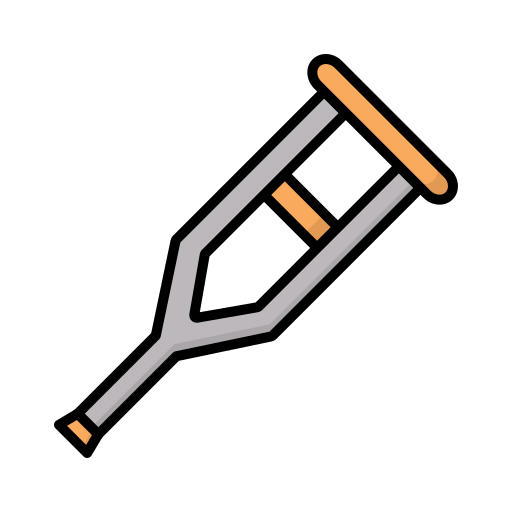 Crutch Generic Outline Color icon