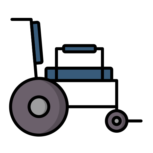 Wheel chair Generic Outline Color icon