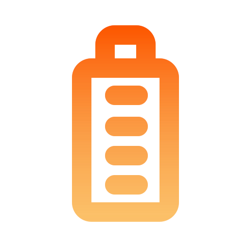 batterij vol Generic Gradient icoon