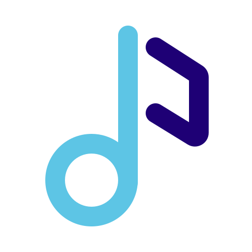 Song Generic Outline Color icon