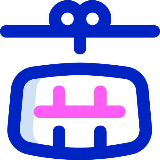 케이블카 Super Basic Orbit Color icon