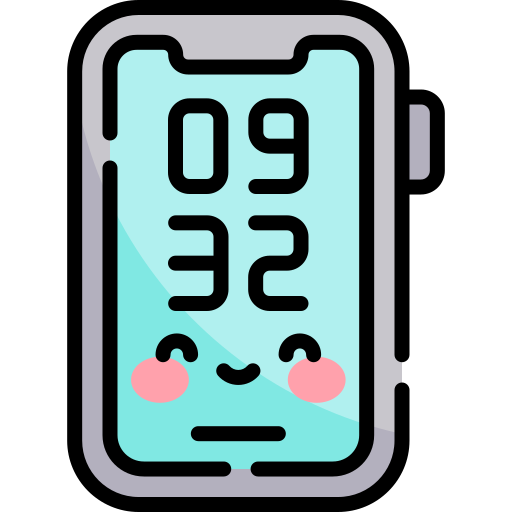 Smartphone Kawaii Lineal color icon