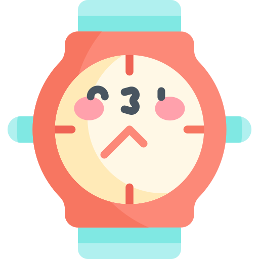 Wrist watch Kawaii Flat icon