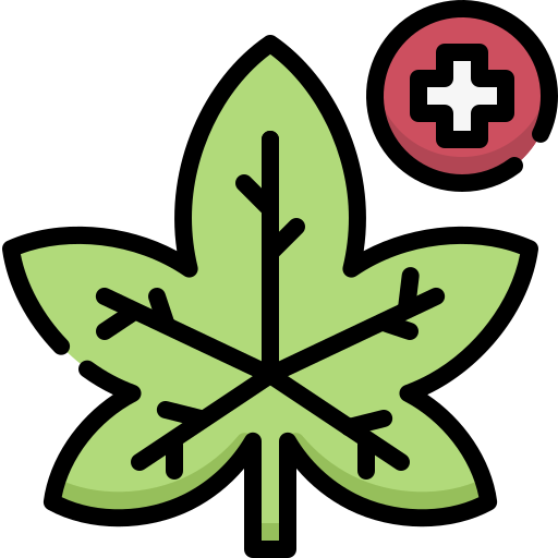 Marijuana Generic Outline Color icon