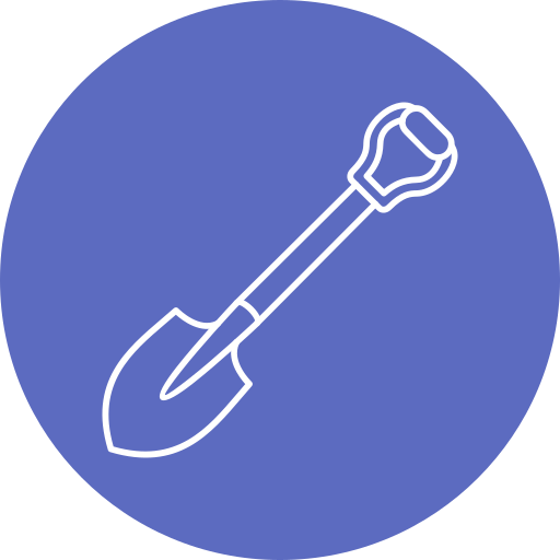 Shovel Generic Circular icon