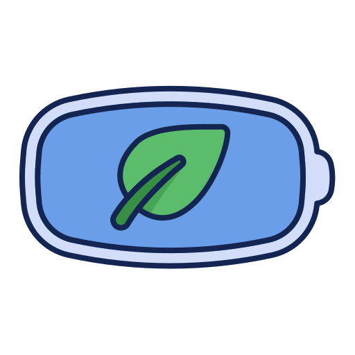 Battery eco Generic Outline Color icon