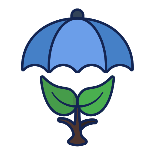 paraplu plant Generic Outline Color icoon