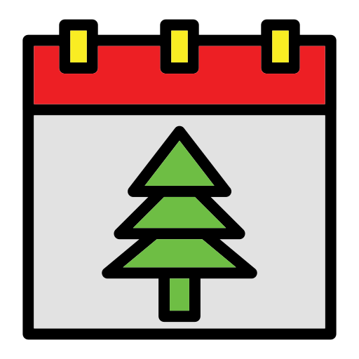 クリスマス Generic Outline Color icon