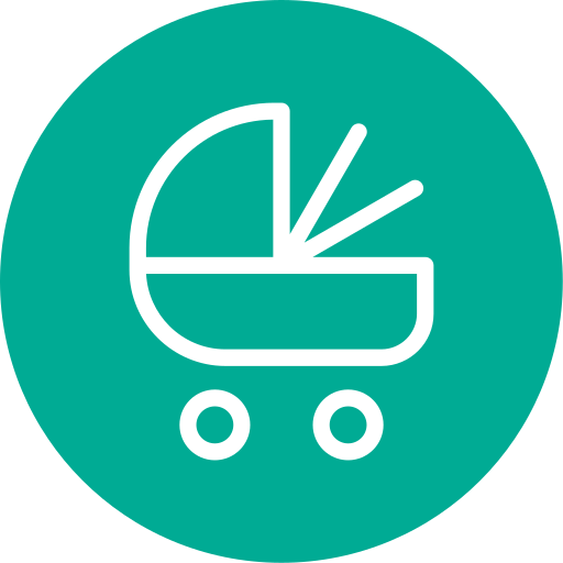 Baby carriage Generic Circular icon