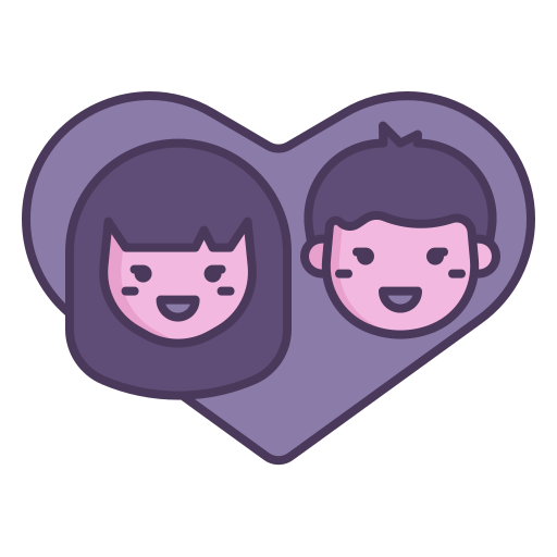 Lovers Generic Outline Color icon