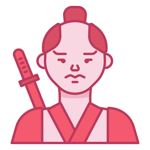 samurai Generic Outline Color icono