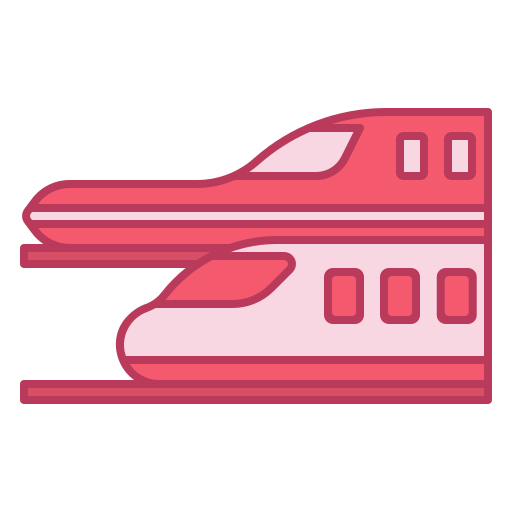 shinkansen Generic Outline Color icoon