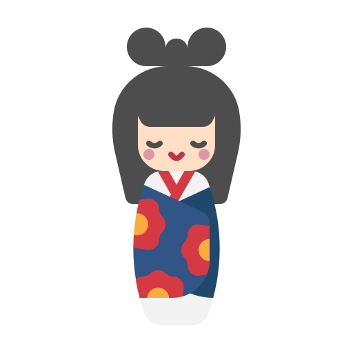 kokeshi Generic Flat Ícone