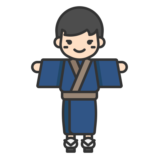 yukata Generic Outline Color icoon