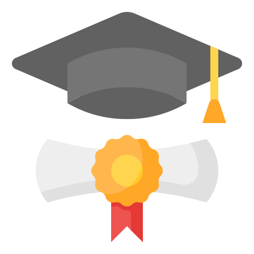 diploma Generic Flat icona