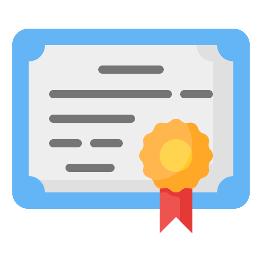 Certificate Generic Flat icon