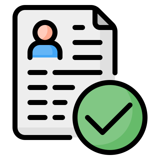 Hired Generic Outline Color icon