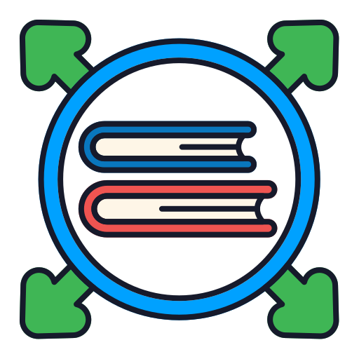 図書館 Generic Outline Color icon