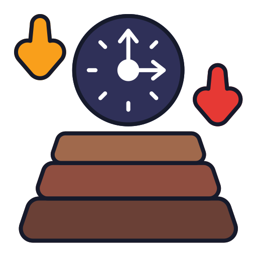 Time pressure Generic Outline Color icon