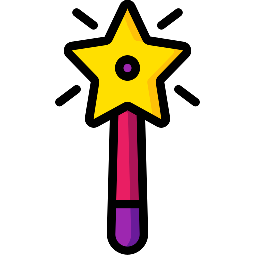 Wand Basic Miscellany Lineal Color icon