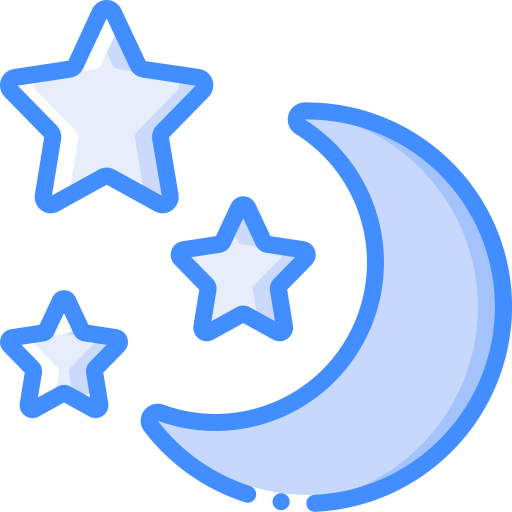 Moon phase Basic Miscellany Blue icon