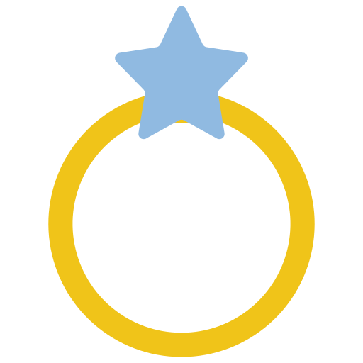 ring Basic Miscellany Flat icoon
