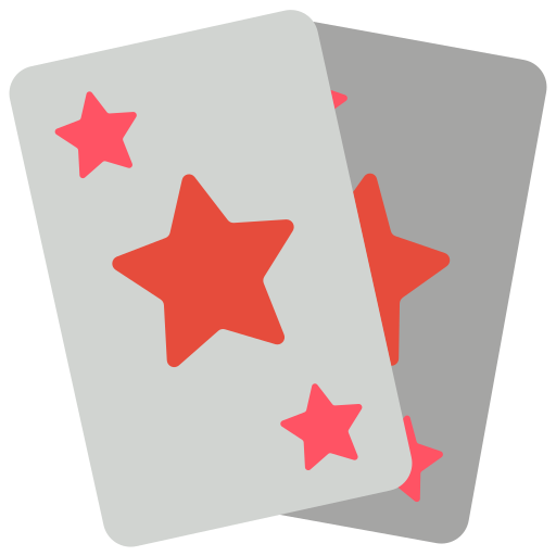 Cards Basic Miscellany Flat icon