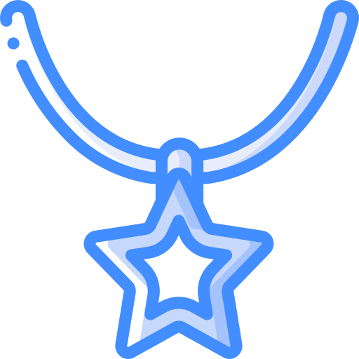 halskette Basic Miscellany Blue icon
