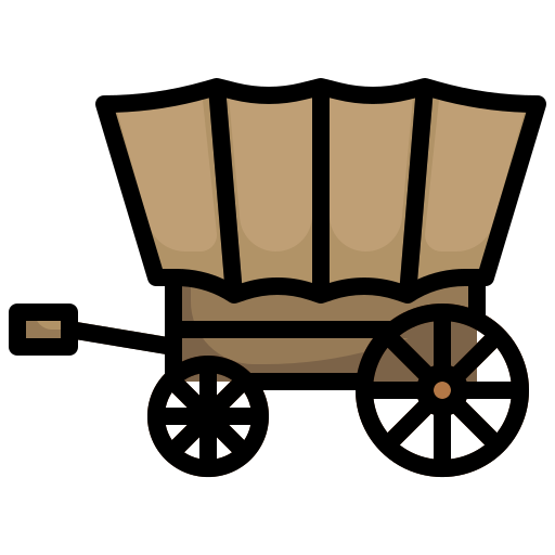 vagón Generic Outline Color icono