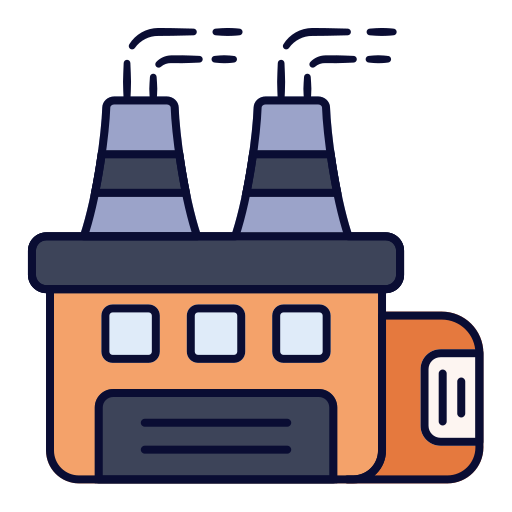 Factory machine Generic Outline Color icon