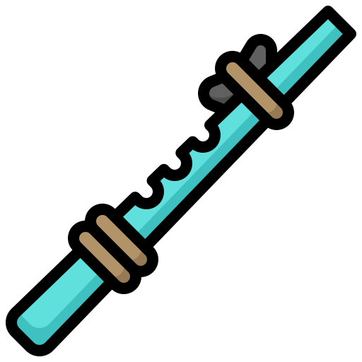 flauta Generic Outline Color icono