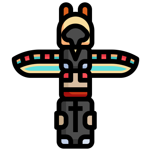 totem Generic Outline Color Ícone