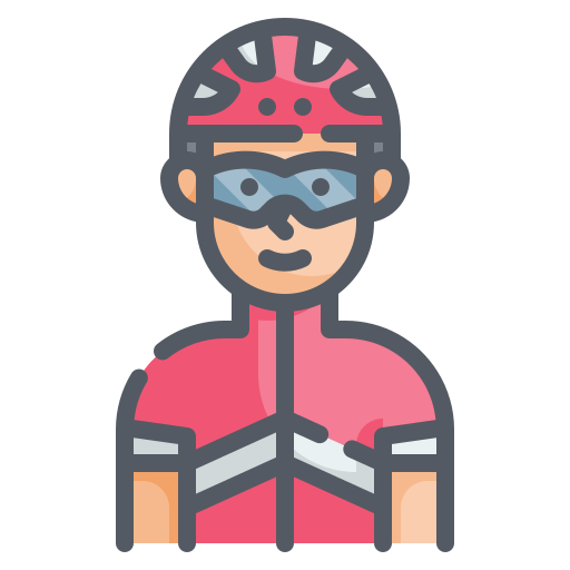 ciclista Wanicon Lineal Color icono