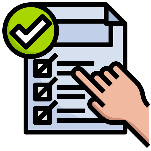 Check list Generic Outline Color icon