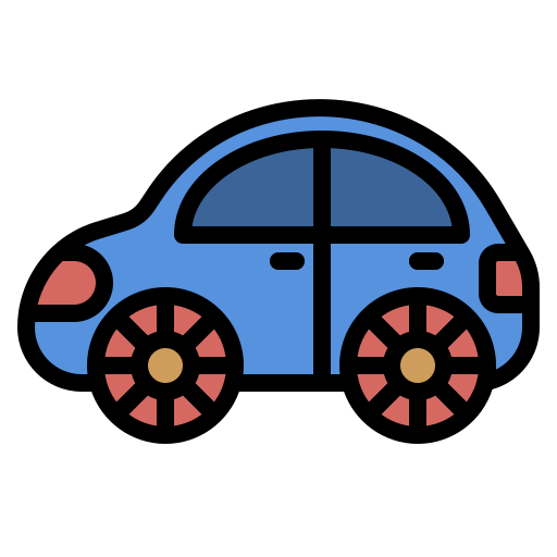 auto speelgoed Generic Outline Color icoon