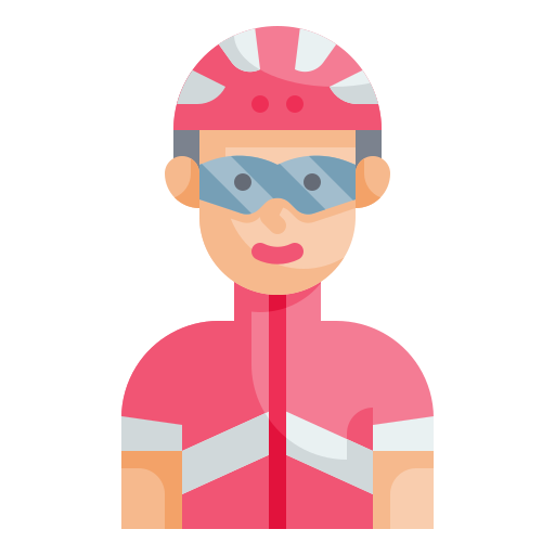 Cyclist Wanicon Flat icon