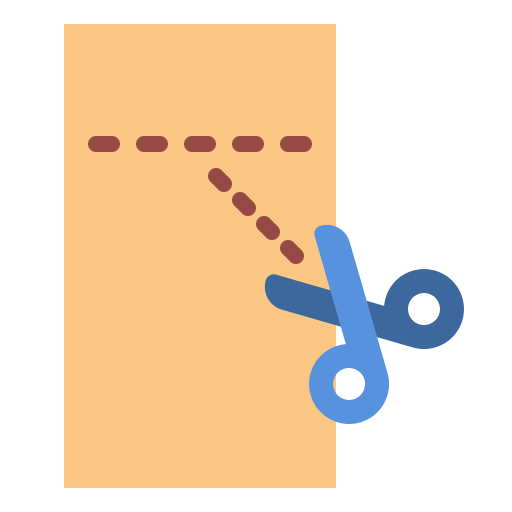 Cut paper Generic Flat icon
