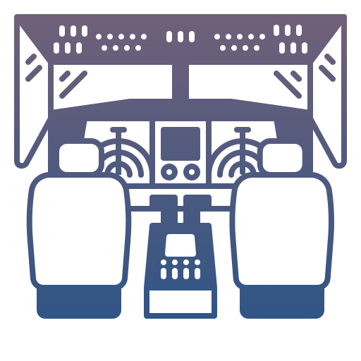 Cockpit Generic Flat Gradient icon