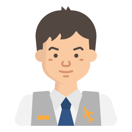 Flight attendant Generic Flat icon