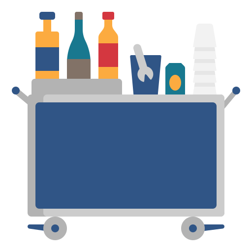 Serving cart Generic Flat icon