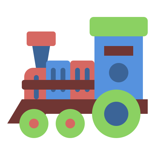 電車のおもちゃ Generic Flat icon