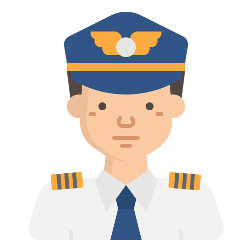 pilot Generic Flat ikona