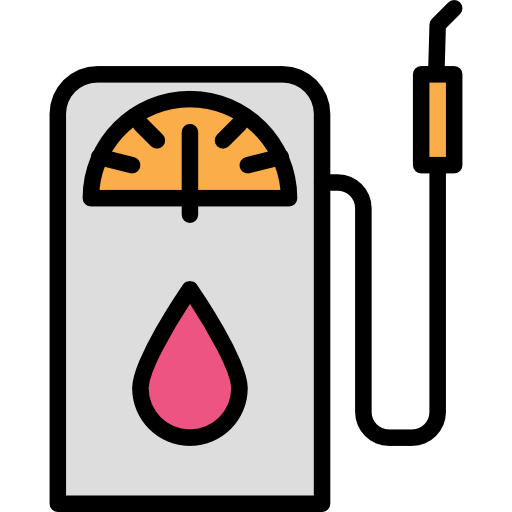 benzinestation Darius Dan Lineal Color icoon